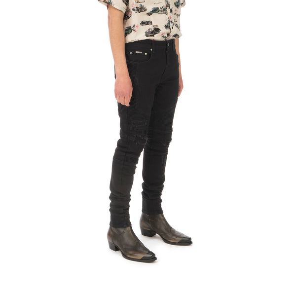 REPRESENT | Biker Denim Black - Concrete