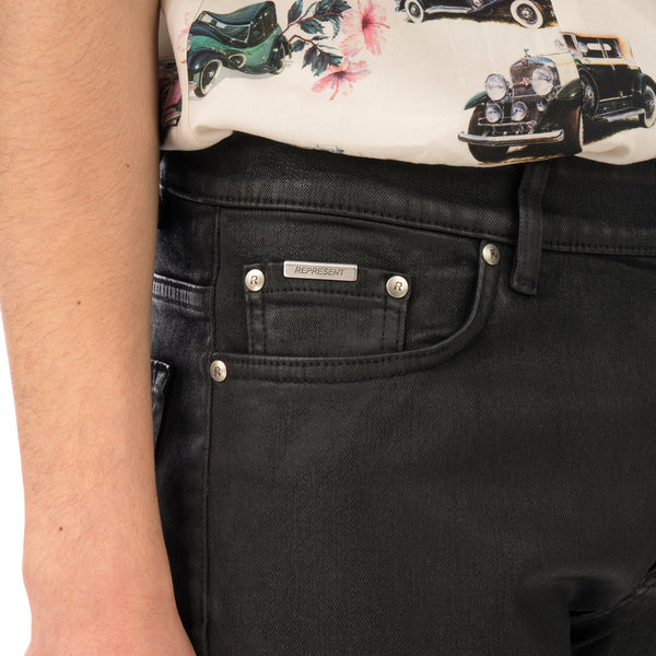 REPRESENT | Essential Flair Denim Oil Black - Concrete