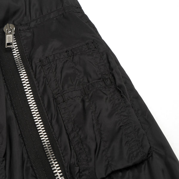 DRKSHDW by Rick Owens Flight Jacket Black - Concrete