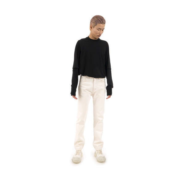 DRKSHDW by Rick Owens | Torrance Cut Pants White Wax - Concrete