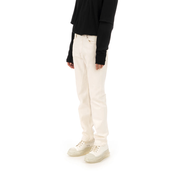 DRKSHDW by Rick Owens | Torrance Cut Pants White Wax - Concrete