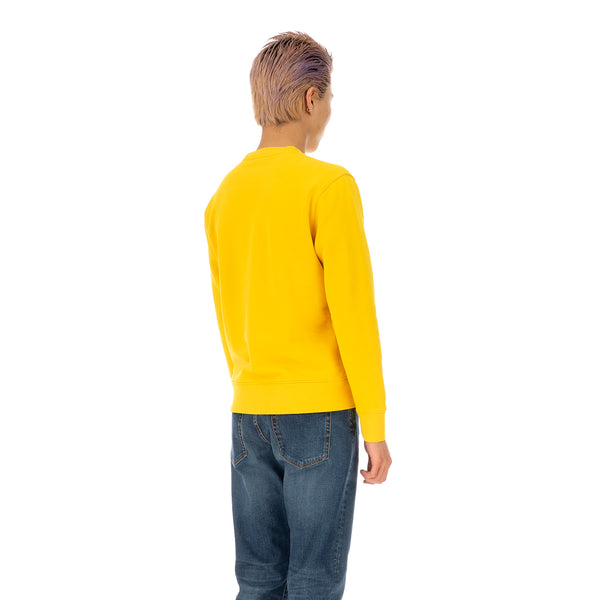 SELF CINEMA | M Embroidered Sweatshirt Yellow - Concrete