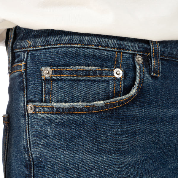 SELF CINEMA | M Taper Jean Mid Blue Vintage - Concrete