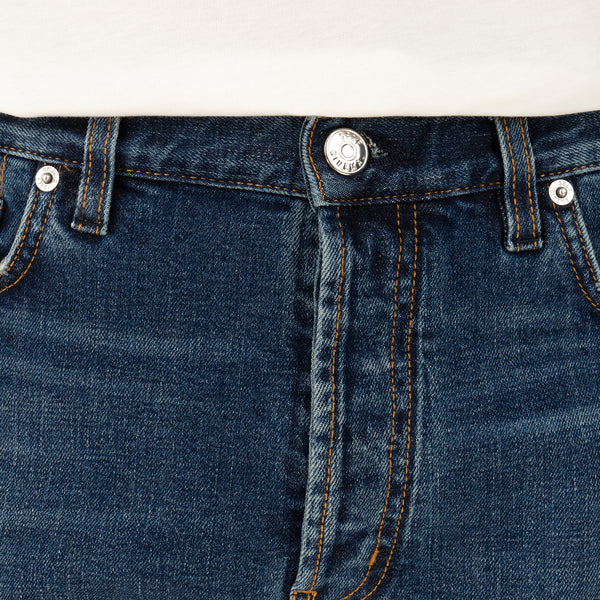 SELF CINEMA | M Taper Jean Mid Blue Vintage - Concrete