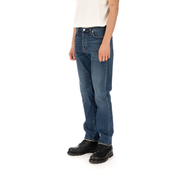 SELF CINEMA | M Taper Jean Mid Blue Vintage - Concrete