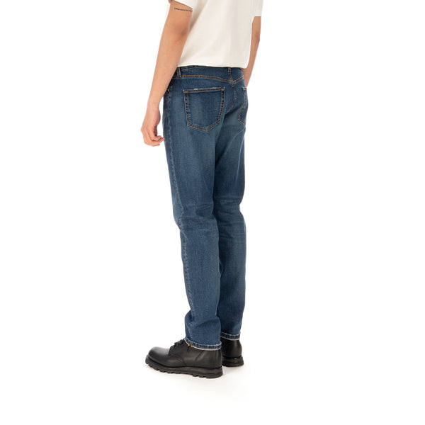 SELF CINEMA | M Taper Jean Mid Blue Vintage - Concrete