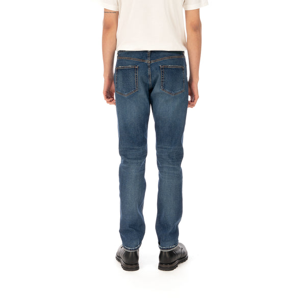 SELF CINEMA | M Taper Jean Mid Blue Vintage - Concrete