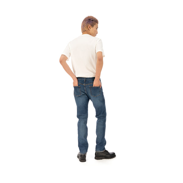 SELF CINEMA | M Taper Jean Mid Blue Vintage - Concrete
