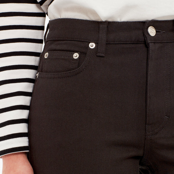 SELF CINEMA | W Skinny Jean Stay Black - Concrete