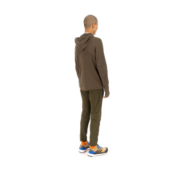 Snow Peak | WG Knitted Jacket Brown - Concrete