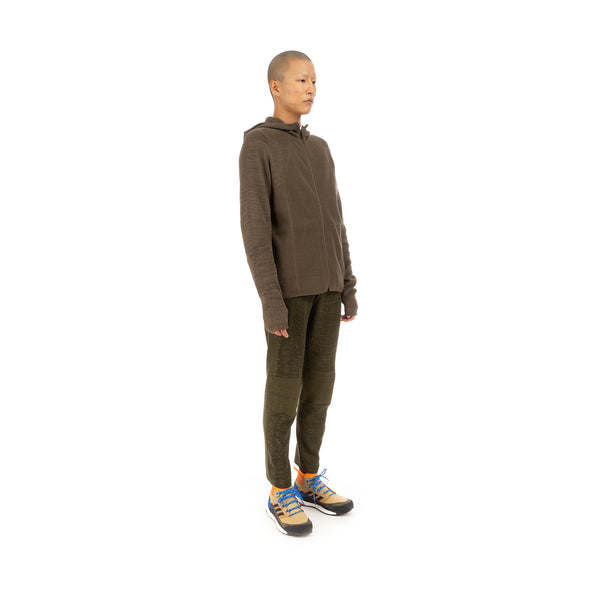 Snow Peak | WG Knitted Jacket Brown - Concrete