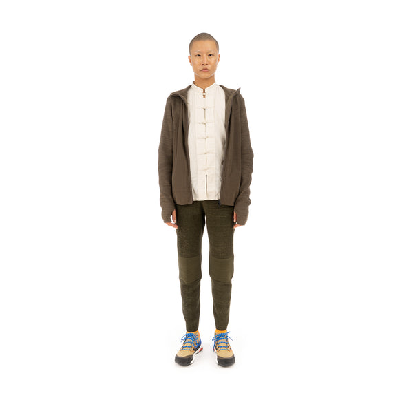 Snow Peak | WG Knitted Jacket Brown - Concrete