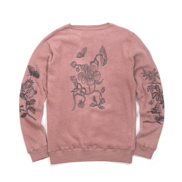 Soulland | Damian Merino Wool Sweat Rose - Concrete