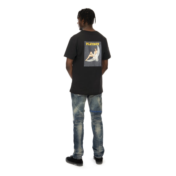 Soulland | Meets Playboy 'December' T-Shirt Black - Concrete
