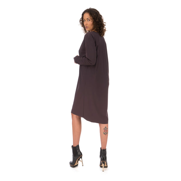 Studio Ruig | Japie Dress Plum - Concrete
