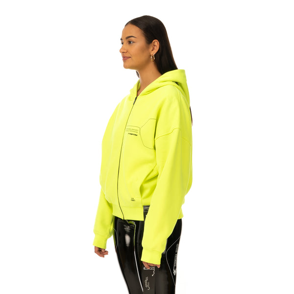 TTSWTRS | Zipper Hoodie Neon - Concrete