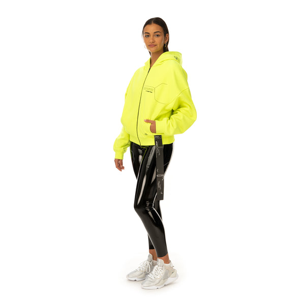 TTSWTRS | Zipper Hoodie Neon - Concrete