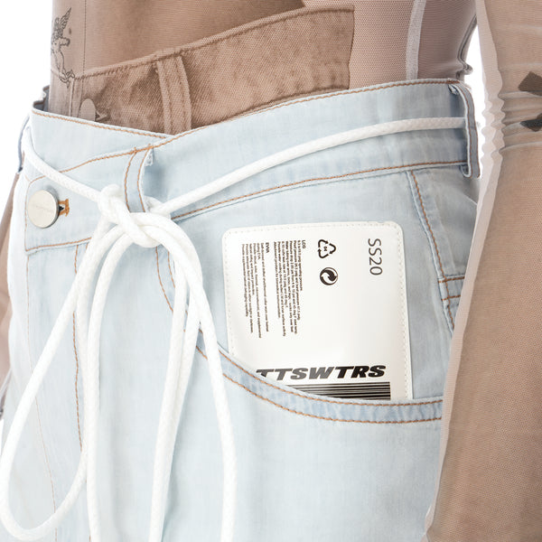 TTSWTRS | Bermuda Denim Shorts Light Blue - Concrete