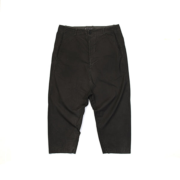 Transit Uomo Cropped Trousers Black - Concrete