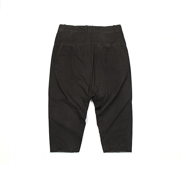 Transit Uomo Cropped Trousers Black - Concrete