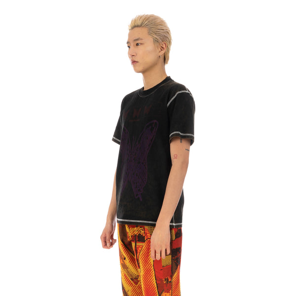United Standard | Butterfly Acid T-Shirt Black - Concrete