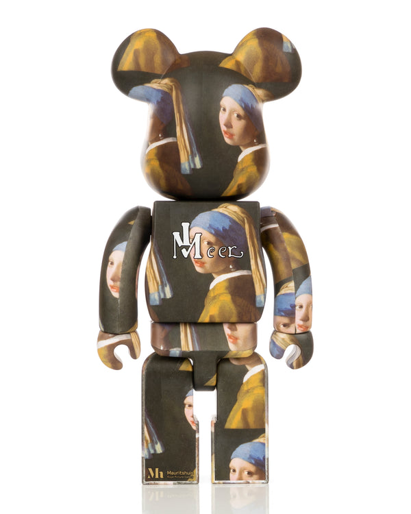 Medicom Toy | Be@rbrick 1000% Johannes Vermeer 'Girl with a Pearl Earring' - Concrete