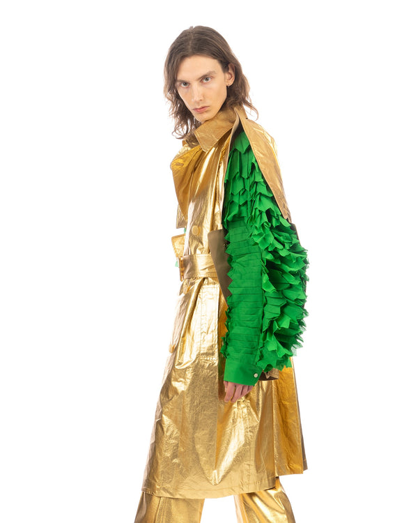 Walter Van Beirendonck | Daedalus Trench Gold - Concrete