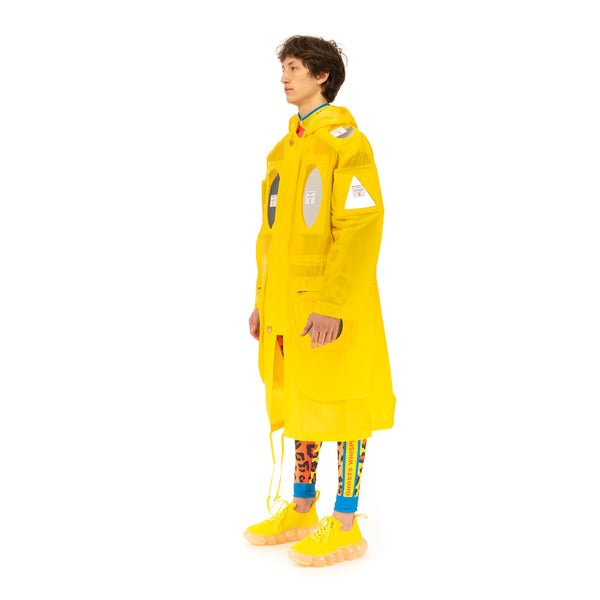 Walter Van Beirendonck | Mirror Parka Yellow - Concrete