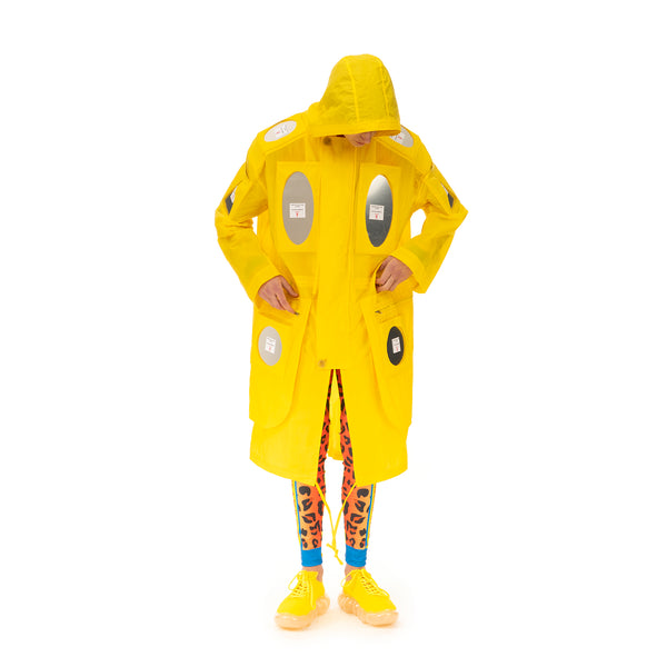 Walter Van Beirendonck | Mirror Parka Yellow - Concrete