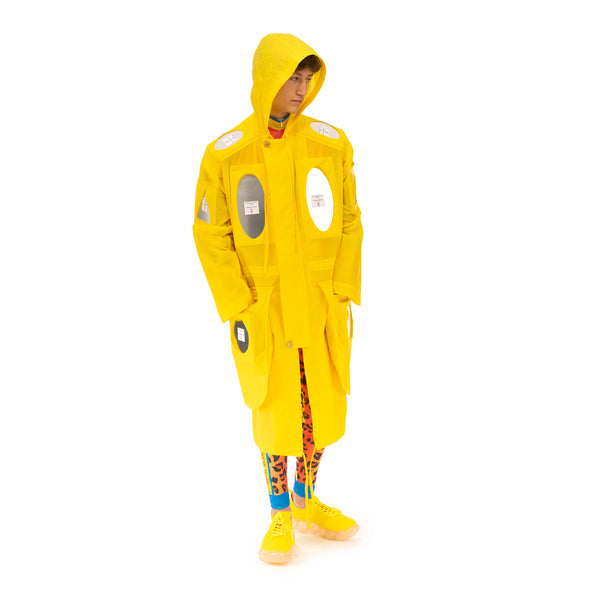 Walter Van Beirendonck | Mirror Parka Yellow - Concrete