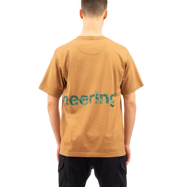 White Mountaineering | Tie-Dye Logo Printed T-Shirt Beige - Concrete