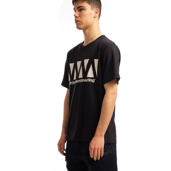White Mountaineering | WM Logo Printed T-Shirt Navy - Concrete