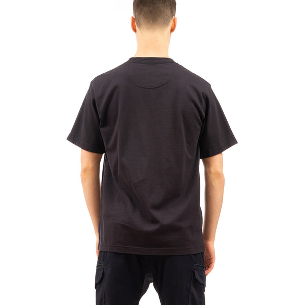 White Mountaineering | WM Logo Printed T-Shirt Navy - Concrete