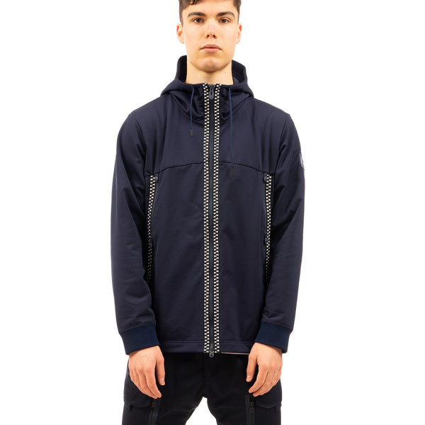 White Mountaineering | Zip Pocket Hoodie Navy - Concrete