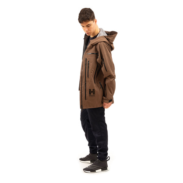 White Mountaineering | x Millet Saitos 3L Mountain Parka Brown - Concrete