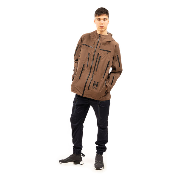 White Mountaineering | x Millet Saitos 3L Mountain Parka Brown - Concrete