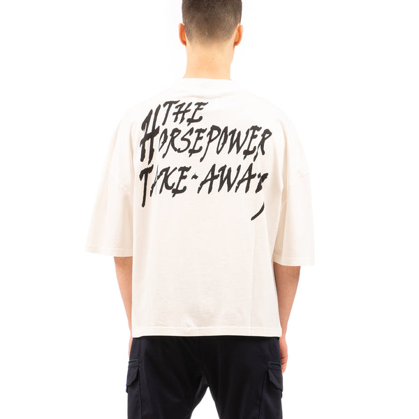 Henrik Vibskov | Men's Horsepower Takeaway Tee Off White - Concrete