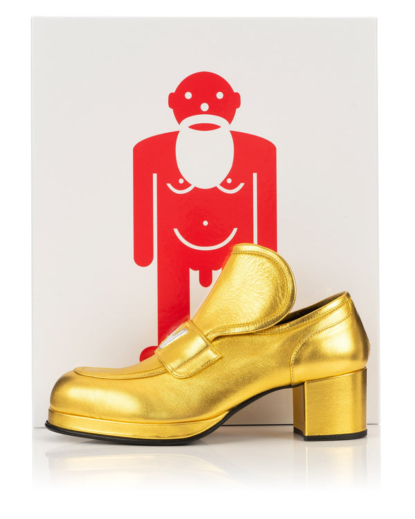 Walter Van Beirendonck | Love Shoes Gold - Concrete