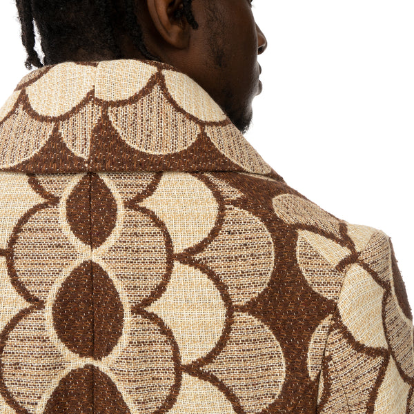 Walter Van Beirendonck | Revolution Jacket CC10 Brown Circles - Concrete
