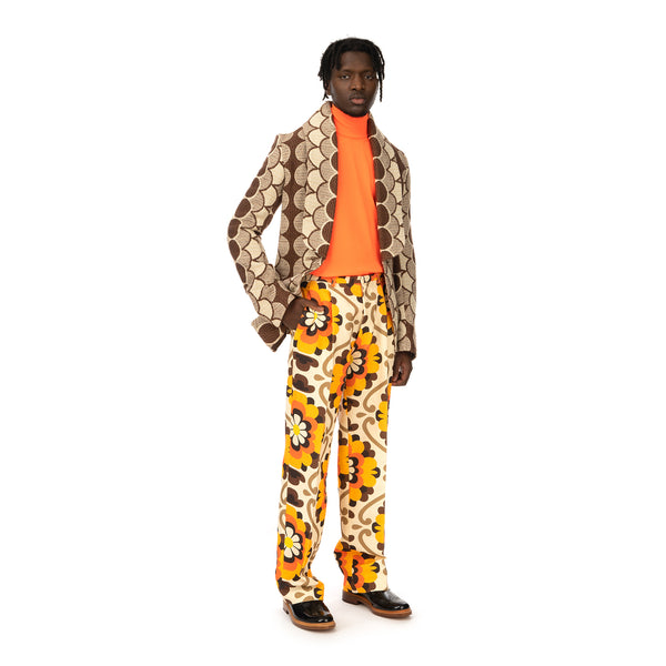 Walter Van Beirendonck | Revolution Jacket CC10 Brown Circles - Concrete