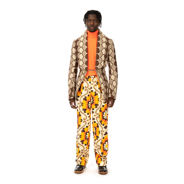 Walter Van Beirendonck | Revolution Jacket CC10 Brown Circles - Concrete