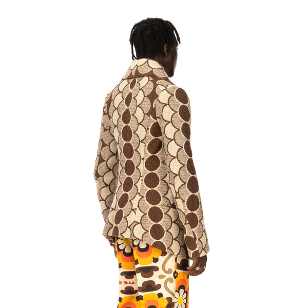 Walter Van Beirendonck | Revolution Jacket CC10 Brown Circles - Concrete