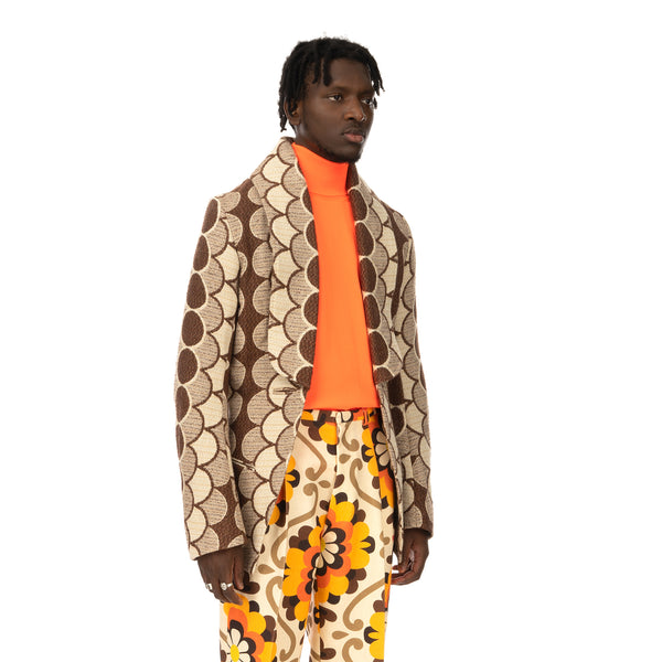 Walter Van Beirendonck | Revolution Jacket CC10 Brown Circles - Concrete