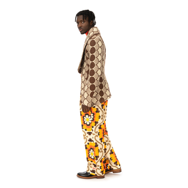 Walter Van Beirendonck | Revolution Jacket CC10 Brown Circles - Concrete