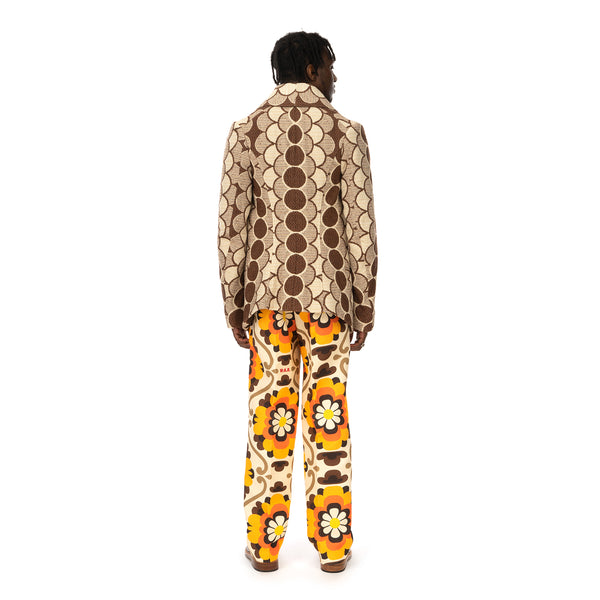 Walter Van Beirendonck | Revolution Jacket CC10 Brown Circles - Concrete