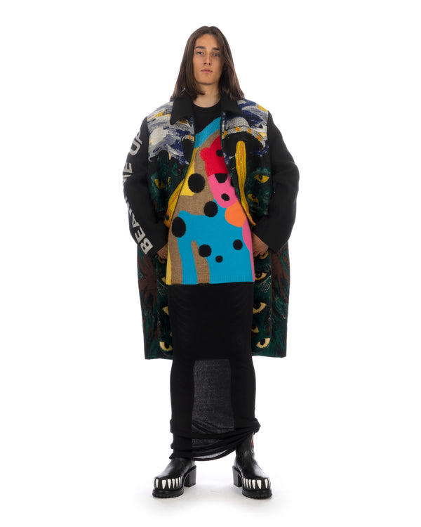 Walter Van Beirendonck | Slim Fit T-Shirt Dress Black - Concrete