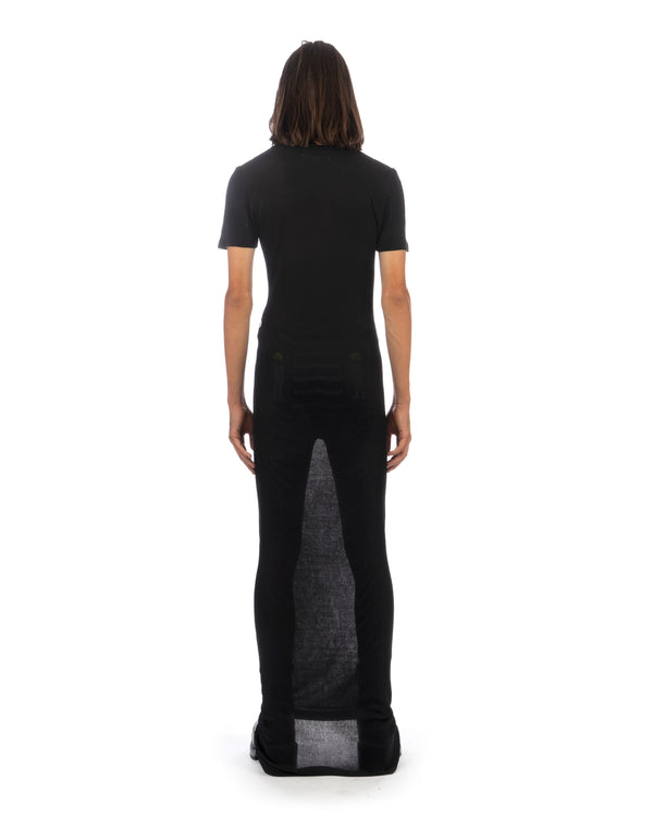 Walter Van Beirendonck | Slim Fit T-Shirt Dress Black - Concrete