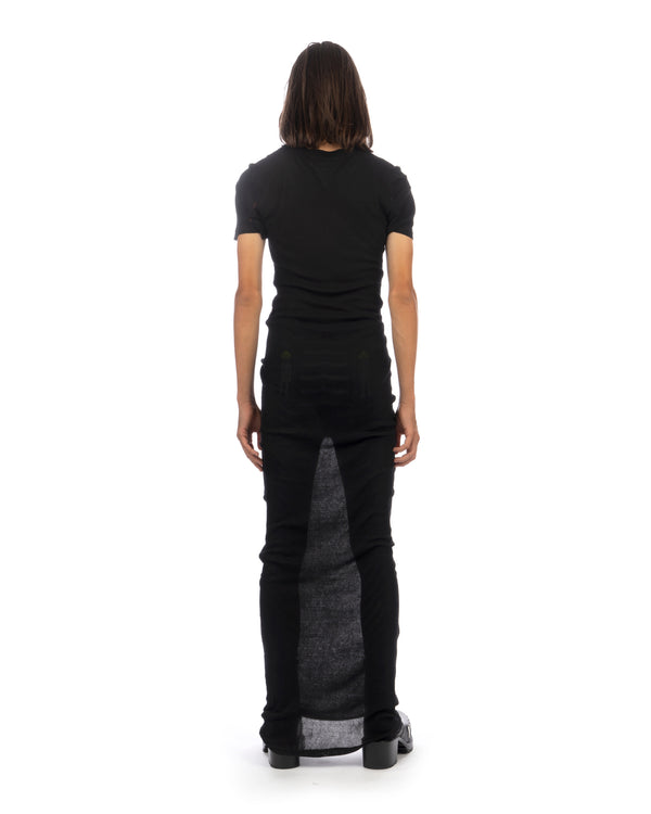 Walter Van Beirendonck | Slim Fit T-Shirt Dress Black - Concrete