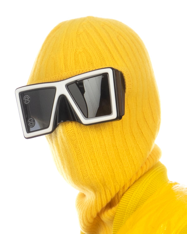 Walter Van Beirendonck | Knitted Balaclava Yellow - Concrete