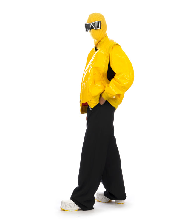 Walter Van Beirendonck | Knitted Balaclava Yellow - Concrete